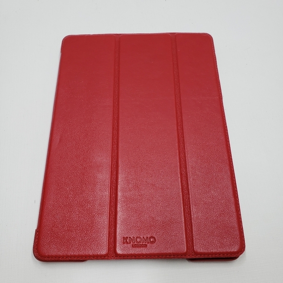 Knomo Leather IPad Air 2 Tablet Folio Cover Red New - Picture 6 of 11